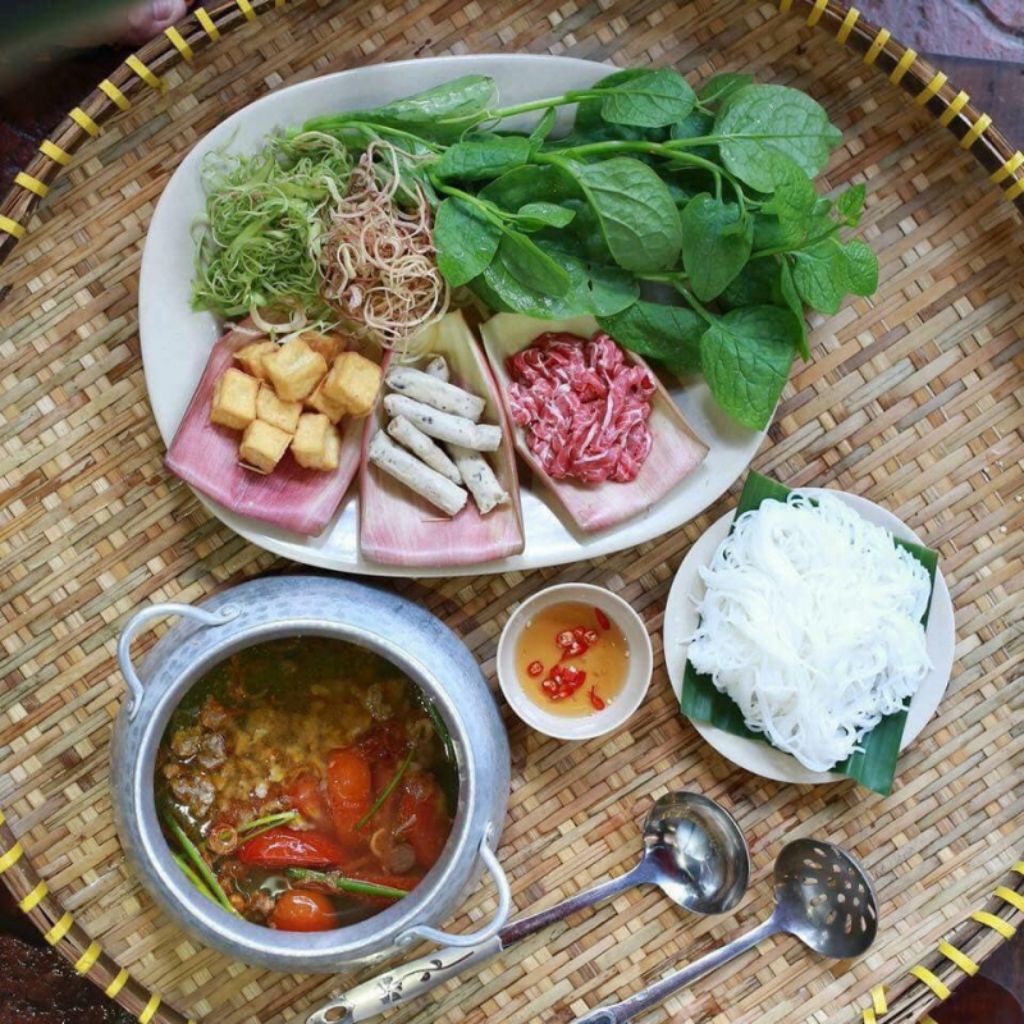 quán ăn bắc mộc mạc đơn giản ở TPHCM 