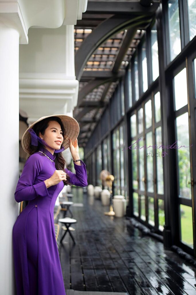 Chụp ảnh chân dung áo dài đẹp ở Intercontinental Đà Nẵng