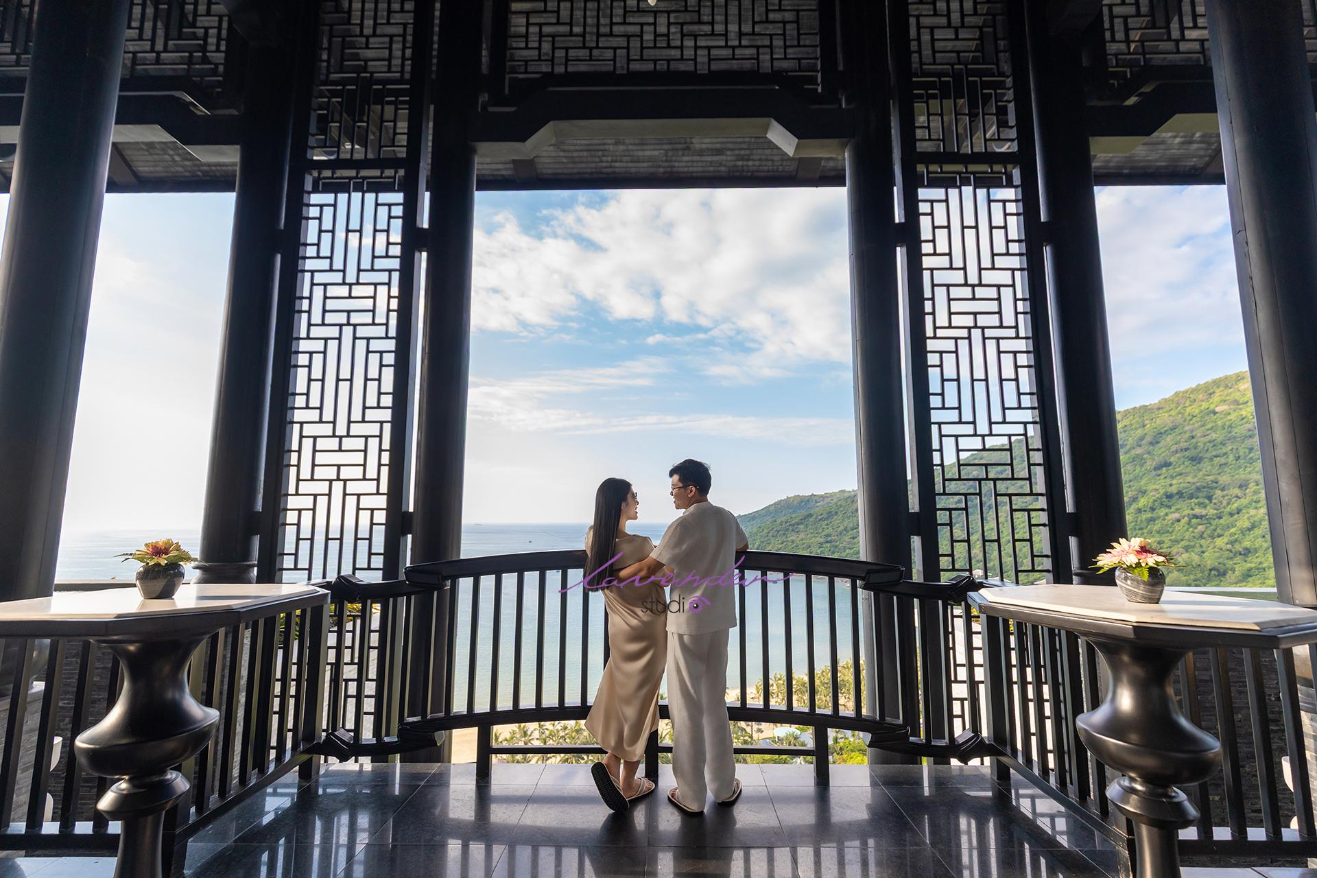 Chụp ảnh couple đẹp du lịch ở Intercontinental Đà Nẵng