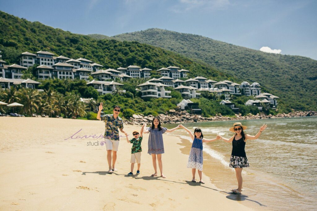 Chụp ảnh gia đình đẹp tại Intercontinental Đà Nẵng
