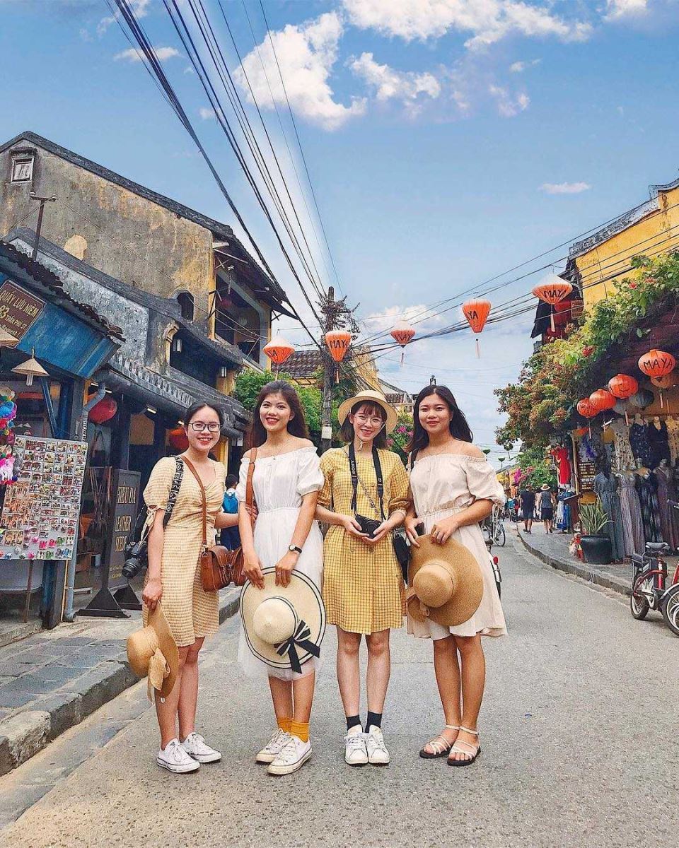 chụp ảnh Tết tại Hội An