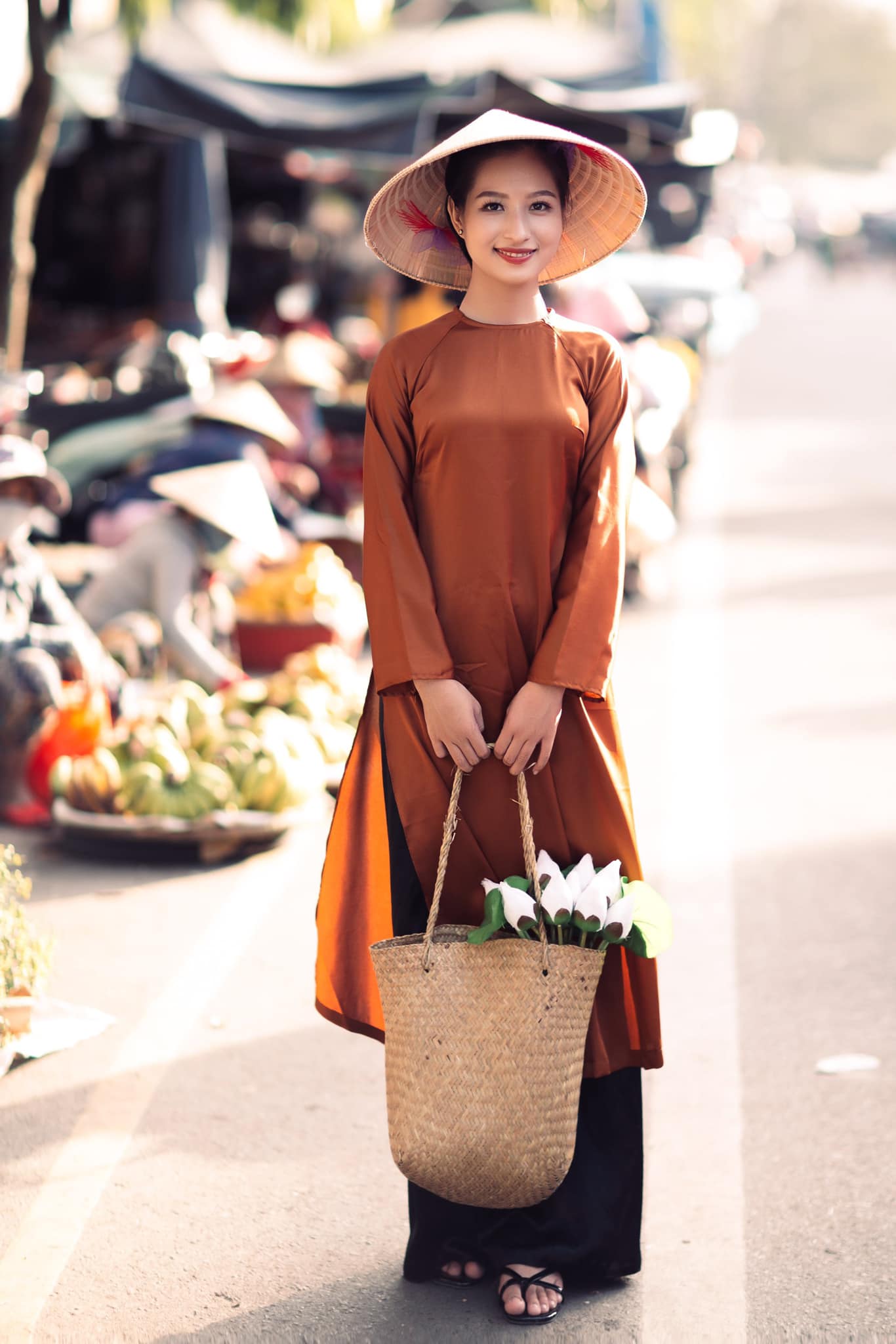 Bộ ảnh áo dài xưa - Giữ gìn văn hóa và vẻ đẹp truyền thống