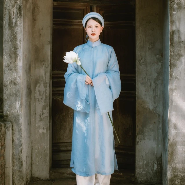 Bộ ảnh áo dài xưa - Giữ gìn văn hóa và vẻ đẹp truyền thống