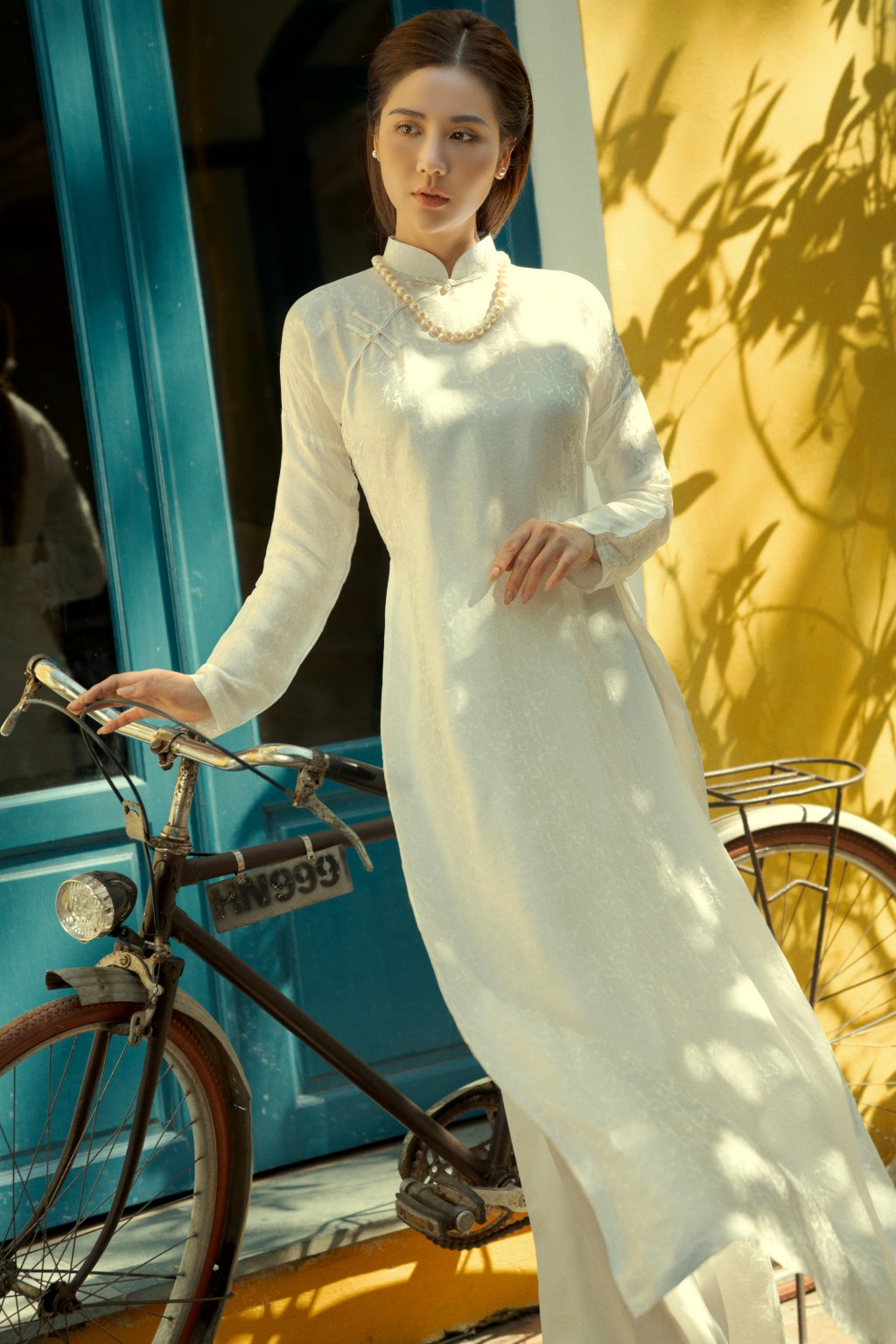 Bộ ảnh áo dài xưa - Giữ gìn văn hóa và vẻ đẹp truyền thống