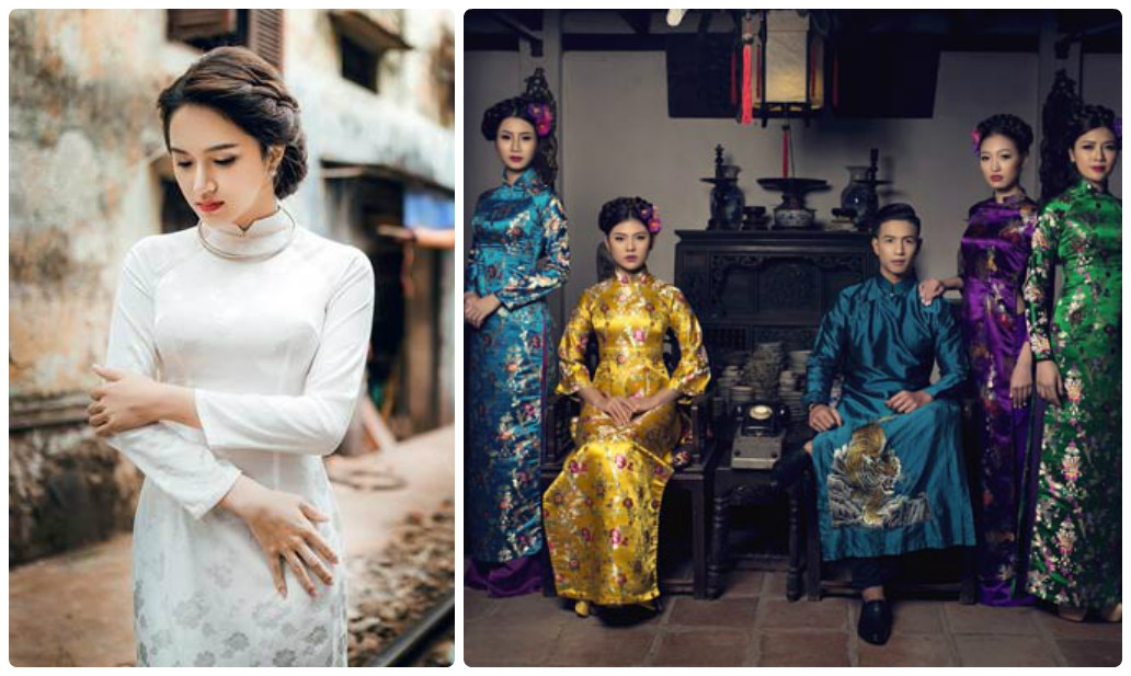 Bộ ảnh áo dài xưa - Giữ gìn văn hóa và vẻ đẹp truyền thống
