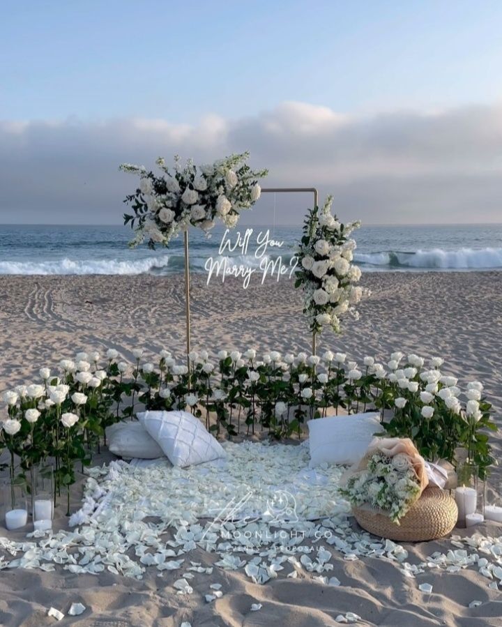 Trang trí cầu hôn lãng mạn – Khoảnh khắc ngỏ lời không thể quên