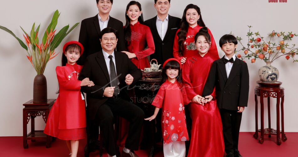 Chụp ảnh gia đình Tết 2026: xu hướng được nhiều gia đình lựa chọn