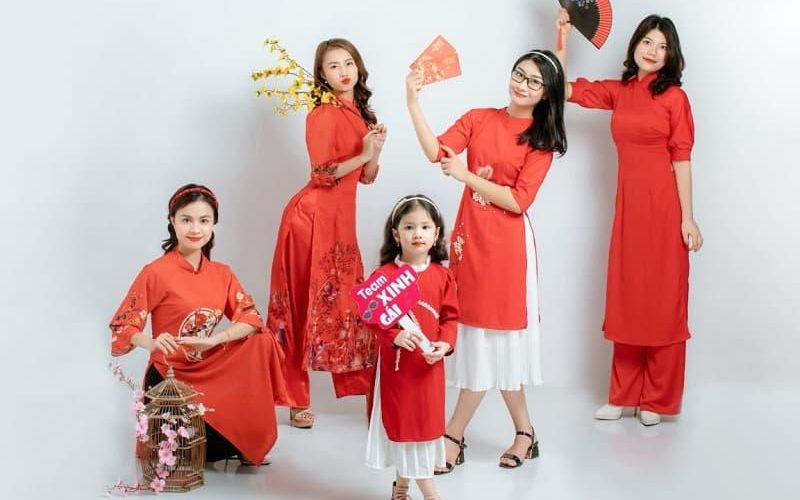 Trang phục chụp ảnh gia đình ngày Tết (4)